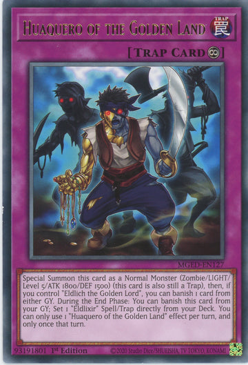 MGED-EN127 - Huaquero of the Golden Land - Rare - Maximum Gold: El Dorado