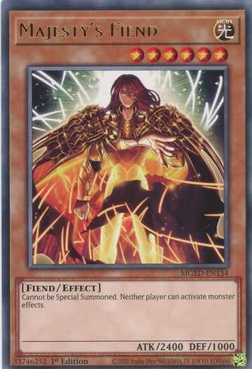 MGED-EN134 - Majesty's Fiend - Rare - Maximum Gold: El Dorado