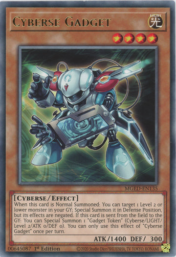 MGED-EN135 - Cyberse Gadget - Rare - Maximum Gold: El Dorado