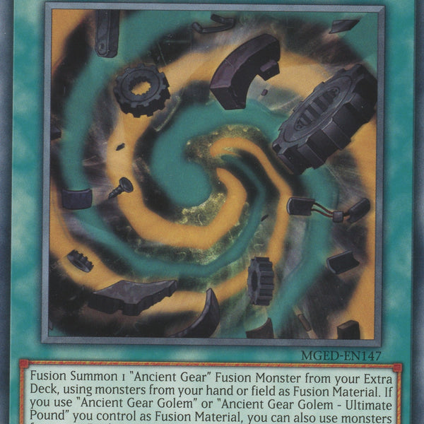 ancient gear fusion monsters MGED-EN147 - Ancient Gear Fusion - Rare - Normal Spell