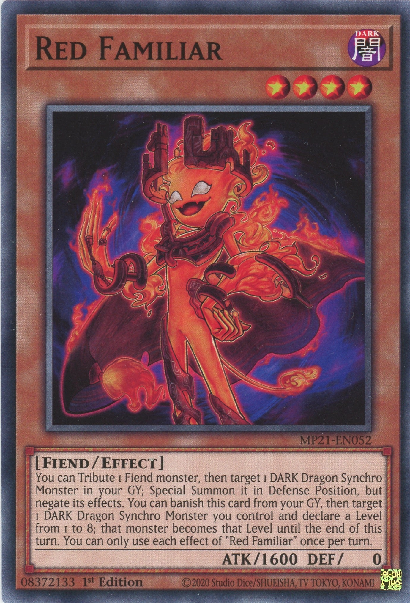 MP21-EN052 - Red Familiar - Common - Effect Monster - Mega Pack 2021