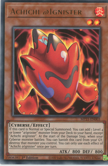 MP21-EN003 - Achichi @Ignister - Ultra Rare - 2021 Tin of Ancient Battles