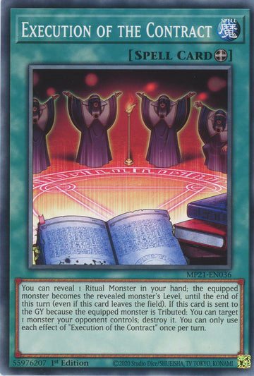 MP21-EN036 - Execution of the Contract - Common - 2021 Tin of Ancient Battles
