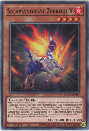 MP21-EN044 - Salamangreat Zebroid X - Common - 2021 Tin of Ancient Battles
