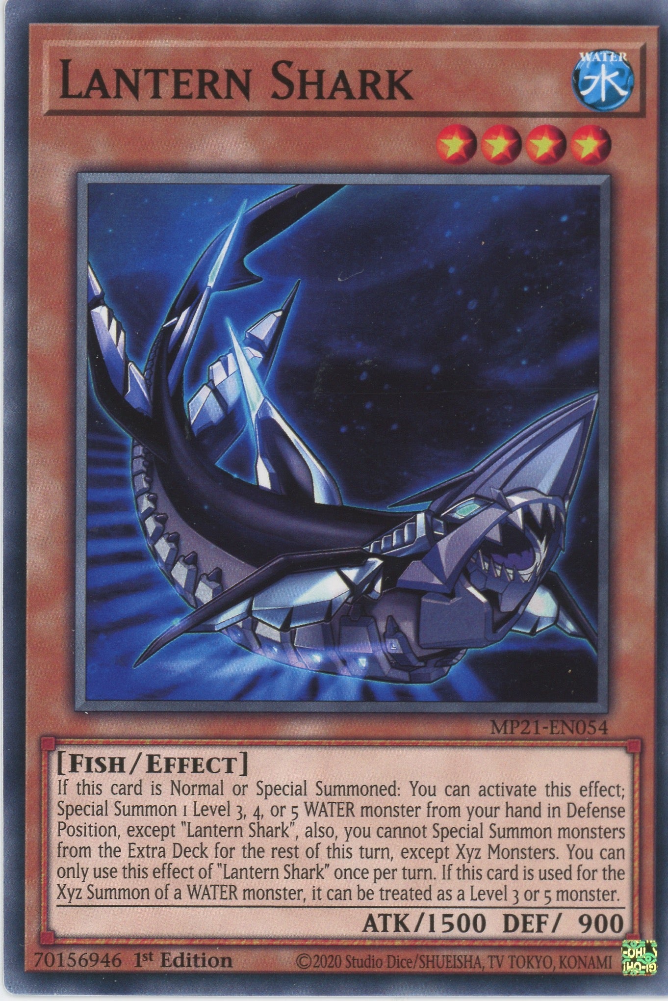 MP21-EN054 - Lantern Shark - Common - Effect Monster - Mega Pack 2021