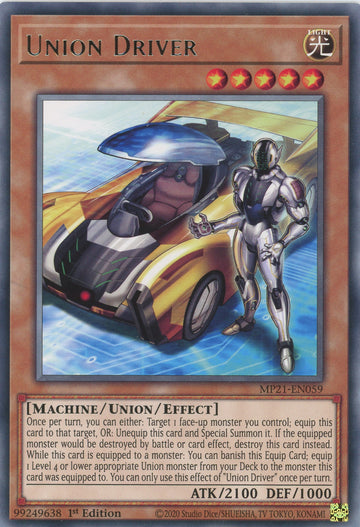 MP21-EN059 - Union Driver - Rare - 2021 Tin of Ancient Battles
