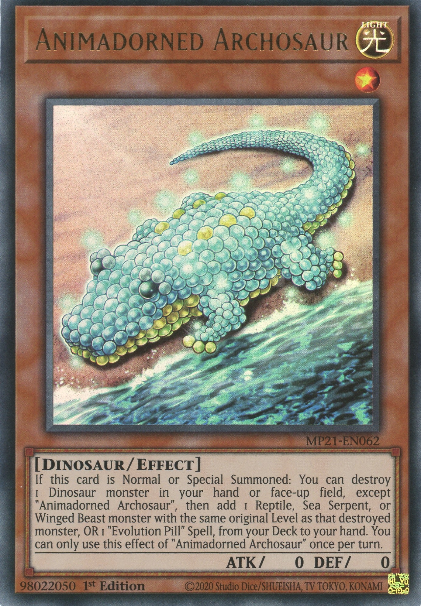 MP21-EN062 - Animadorned Archosaur - Ultra Rare - Effect Monster - Mega Pack 2021