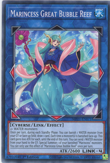 MP21-EN071 - Marincess Great Bubble Reef - Common - 2021 Tin of Ancient Battles
