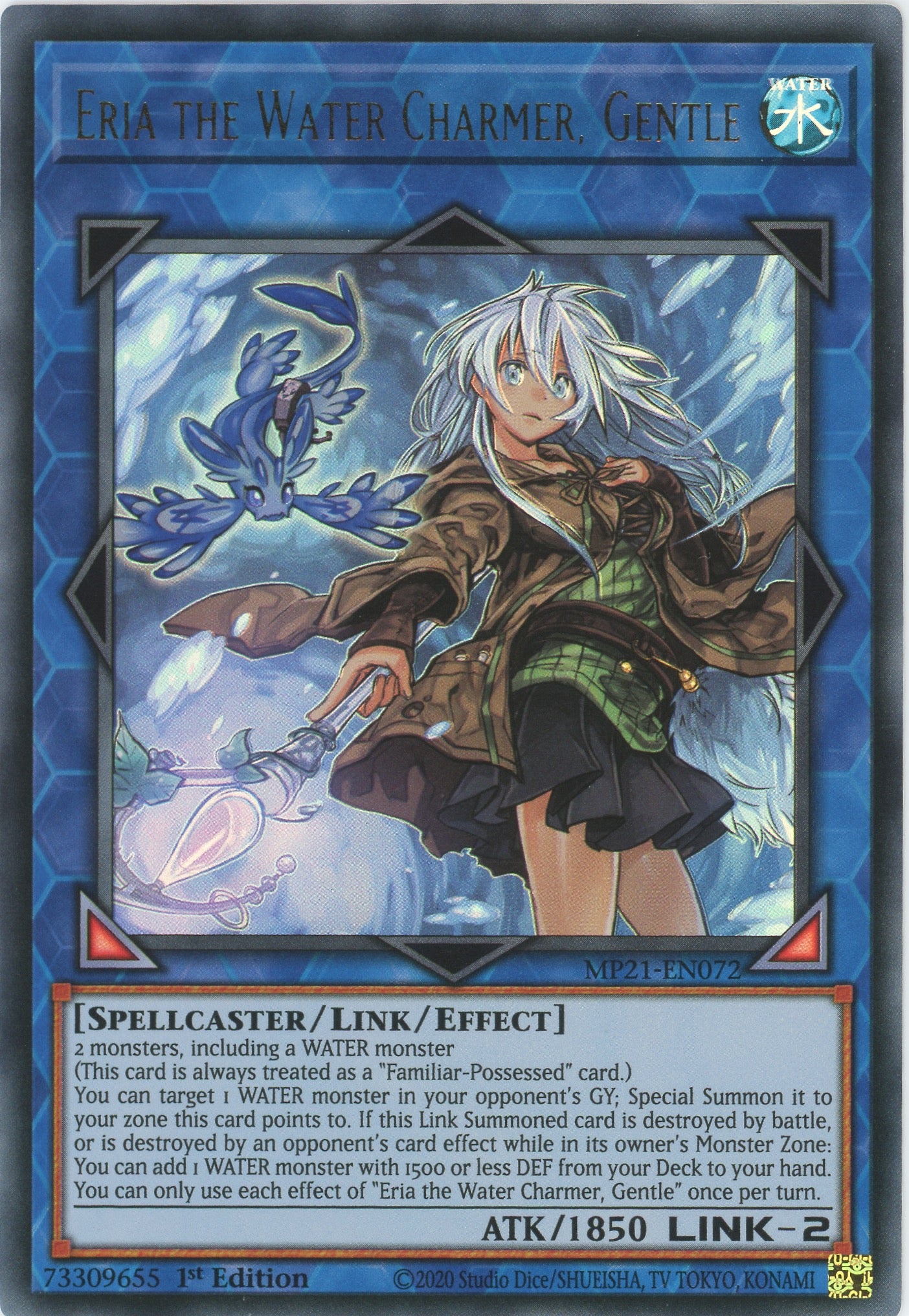 MP21-EN072 - Eria the Water Charmer, Gentle - Ultra Rare - Effect Link Monster - Mega Pack 2021