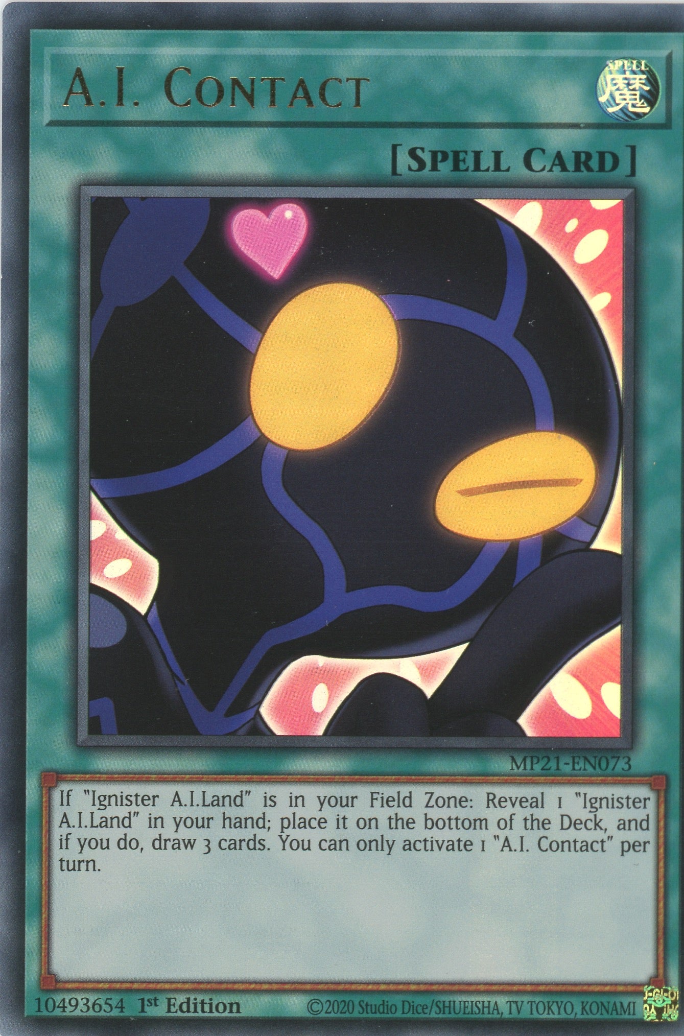 MP21-EN073 - A.I. Contact - Ultra Rare - Normal Spell - Mega Pack 2021