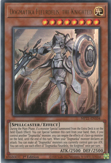 MP21-EN104 - Dogmatika Fleurdelis, the Knighted - Ultra Rare - 2021 Tin of Ancient Battles