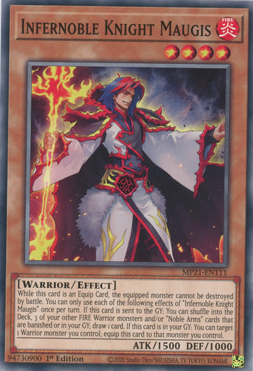 MP21-EN111 - Infernoble Knight Maugis - Common - 2021 Tin of Ancient Battles
