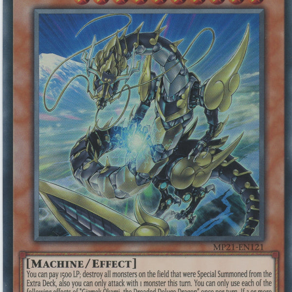yugioh gizmek deck MP21-EN121 - Gizmek Okami, the Dreaded Deluge Dragon - Super Rare