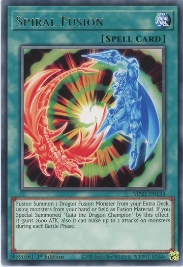 MP21-EN133 - Spiral Fusion - Rare - 2021 Tin of Ancient Battles