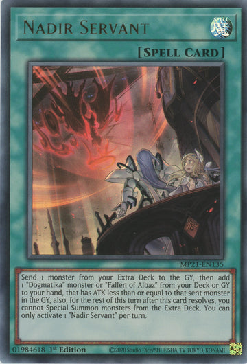 MP21-EN135 - Nadir Servant - Ultra Rare - 2021 Tin of Ancient Battles