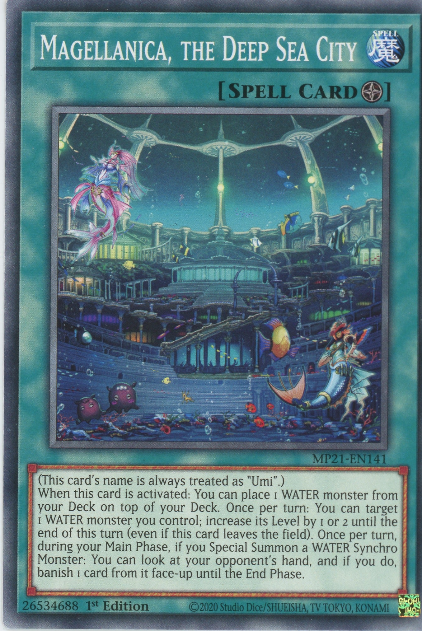 MP21-EN141 - Magellanica, the Deep Sea City - Common - Field Spell - Mega Pack 2021