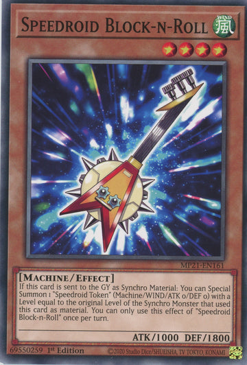 MP21-EN161 - Speedroid Block-n-Roll - Common - 2021 Tin of Ancient Battles