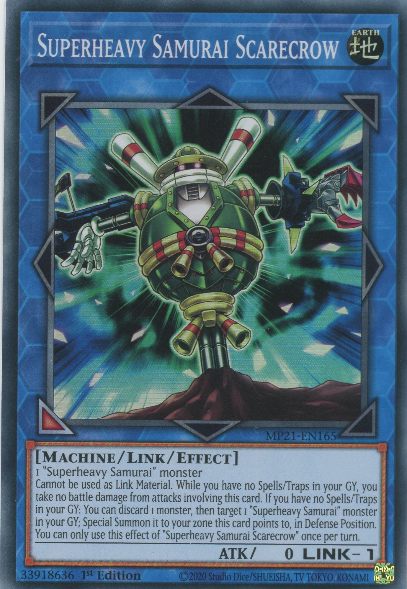 MP21-EN165 - Superheavy Samurai Scarecrow - Super Rare - Effect Link Monster - Mega Pack 2021