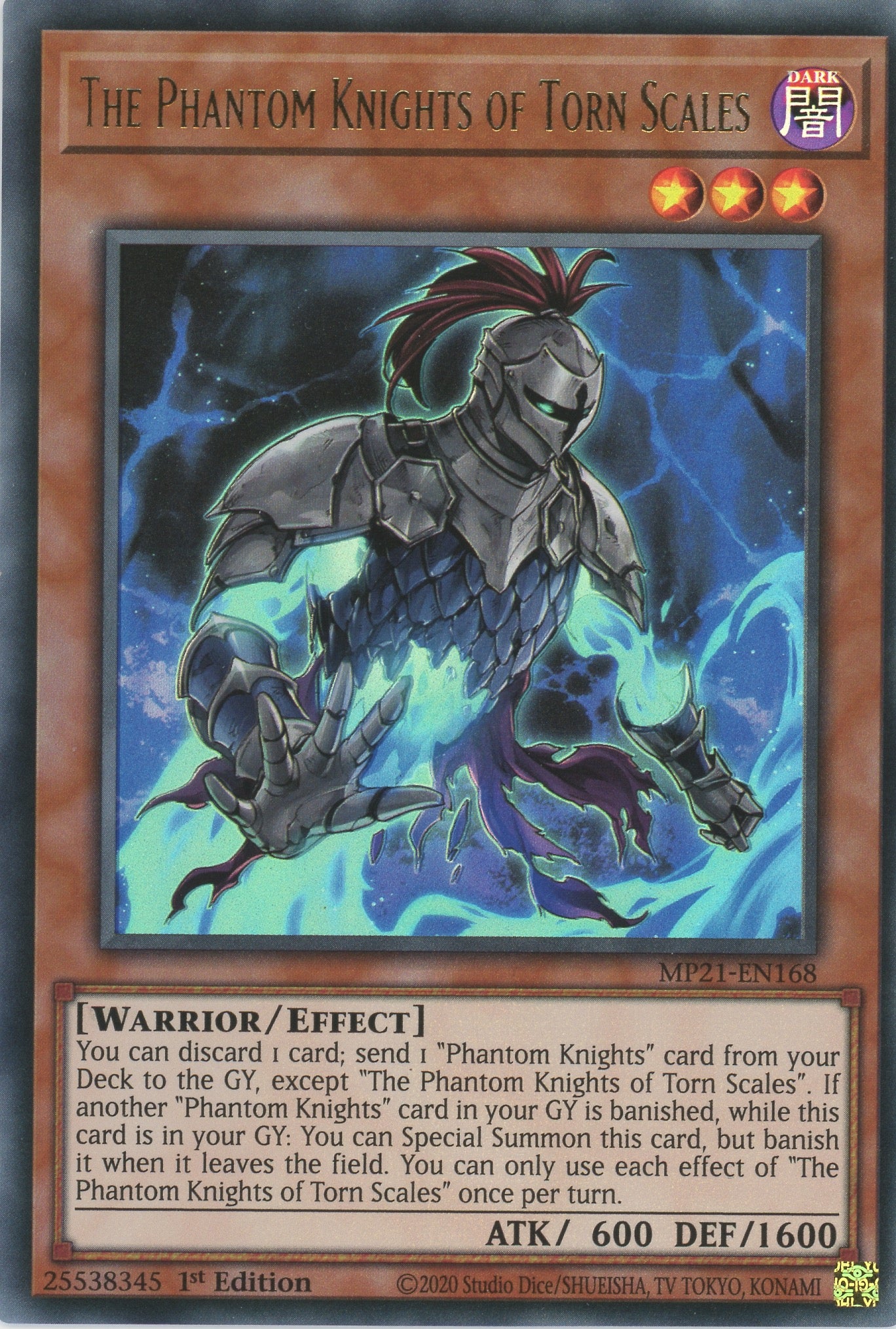 MP21-EN168 - The Phantom Knights of Torn Scales - Ultra Rare - Effect Monster - Mega Pack 2021