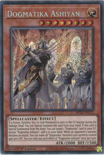 MP21-EN172 - Dogmatika Ashiyan - Secret Rare - 2021 Tin of Ancient Battles