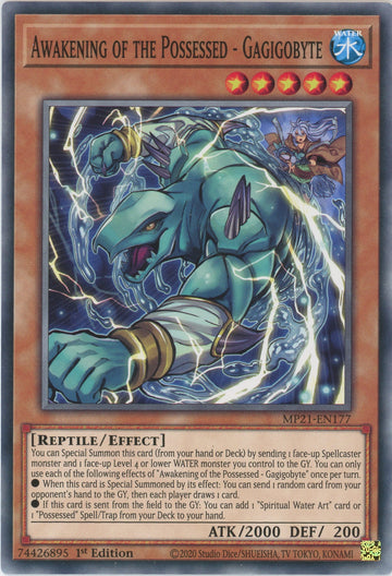 MP21-EN177 - Awakening of the Possessed - Gagigobyte - Common - 2021 Tin of Ancient Battles