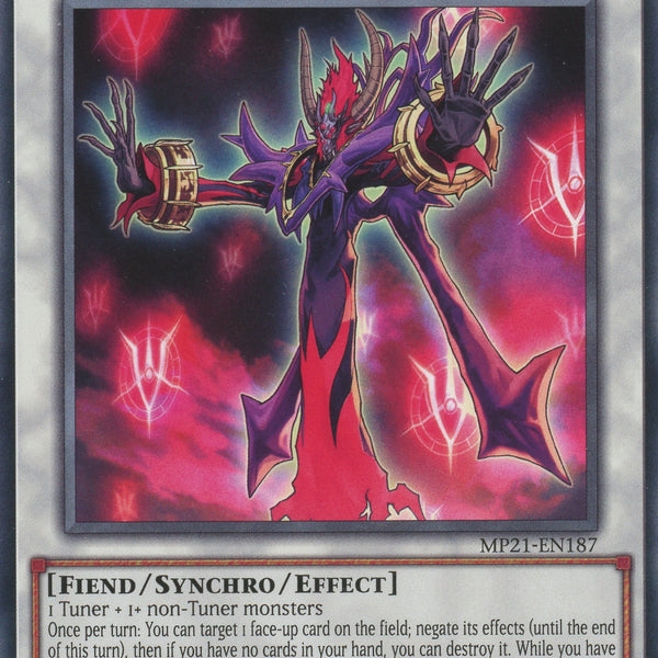 MP21-EN187 - Infernity Doom Archfiend - Common - Effect Synchro Monste MP21-EN187 - Infernity Doom Archfiend - Common - Effect Synchro Monste