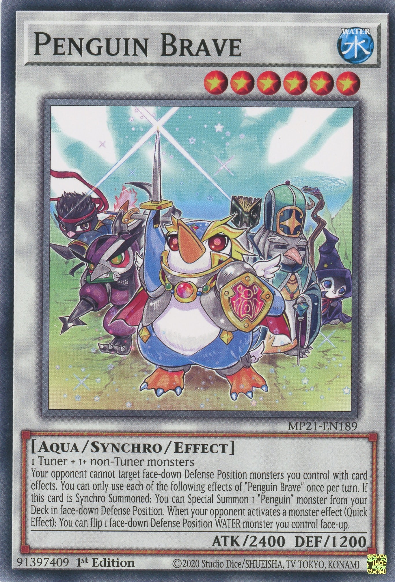 MP21-EN189 - Penguin Brave - Common - Effect Synchro Monster - Mega Pack 2021