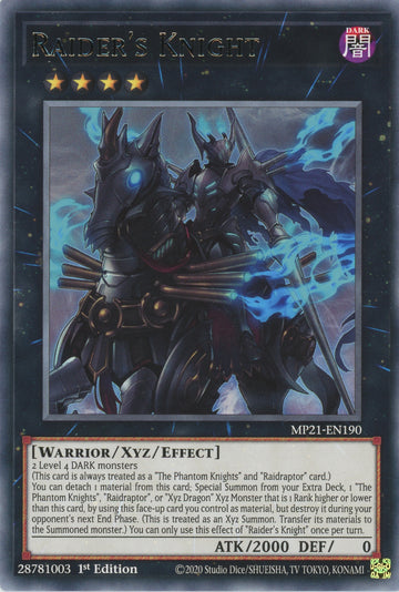 MP21-EN190 - Raider's Knight - Rare - 2021 Tin of Ancient Battles