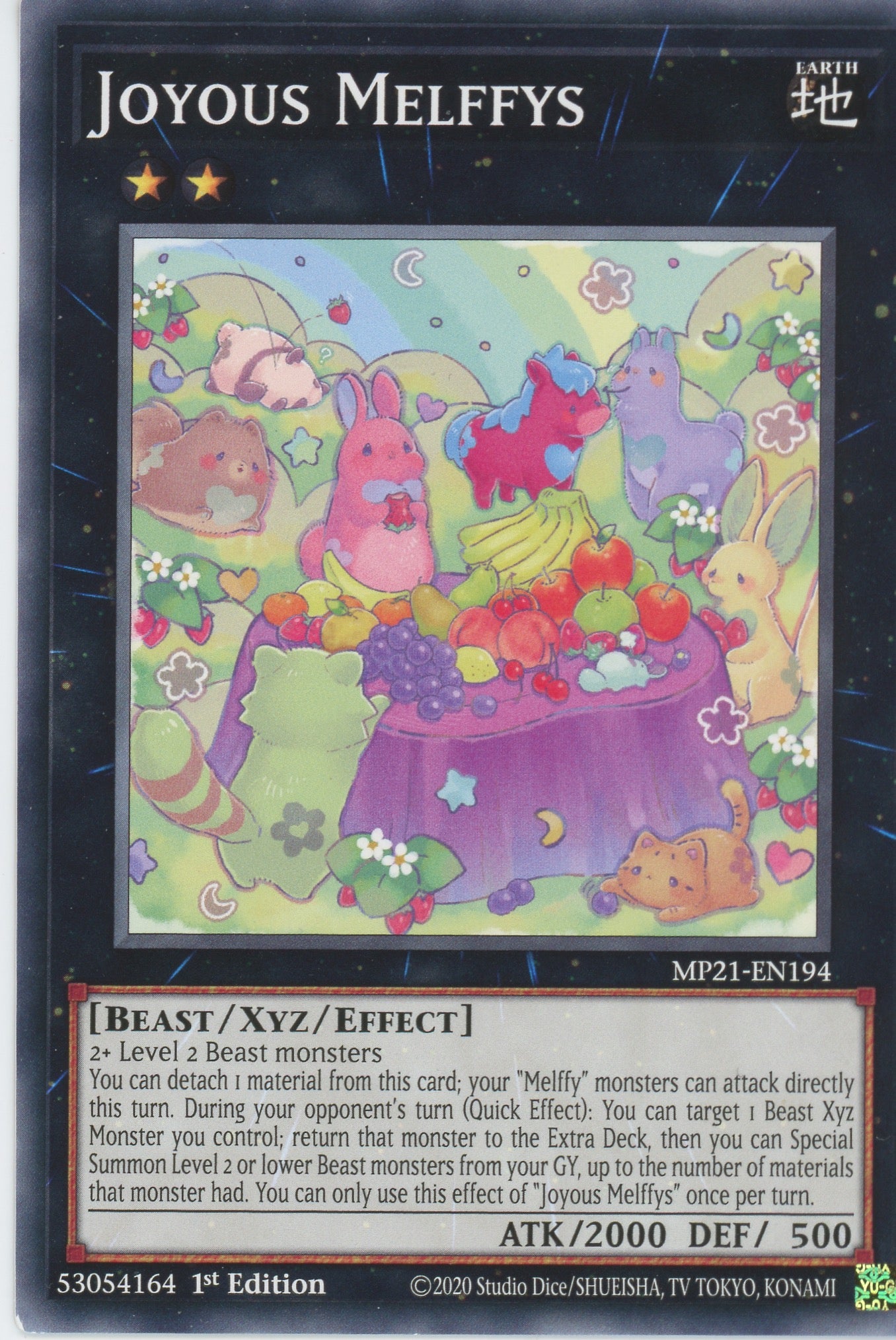 MP21-EN194 - Joyous Melffys - Common - Effect Xyz Monster - Mega Pack 2021