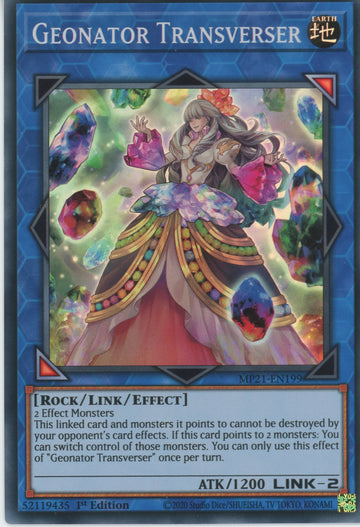 MP21-EN199 - Geonator Transverser - Super Rare - 2021 Tin of Ancient Battles