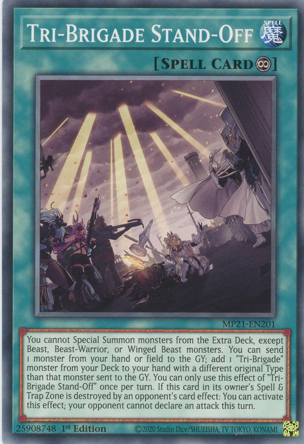 MP21-EN201 - Tri-Brigade Stand-Off - Common - Continuous Spell - Mega Pack 2021