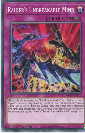 MP21-EN210 - Raider's Unbreakable Mind - Common - 2021 Tin of Ancient Battles