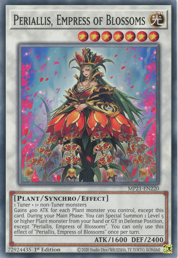 MP21-EN220 - Periallis, Empress of Blossoms - Common - Effect Synchro Monster - Mega Pack 2021