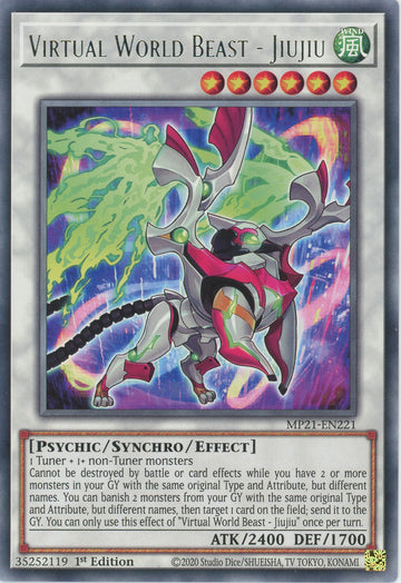 PHRA-EN097 - Virtual World Beast - Jiujiu - Super Rare