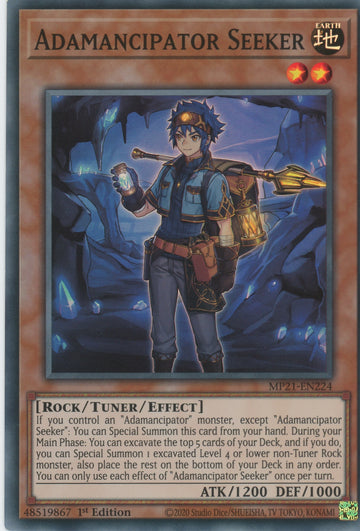 MP21-EN224 - Adamancipator Seeker - Super Rare - 2021 Tin of Ancient Battles