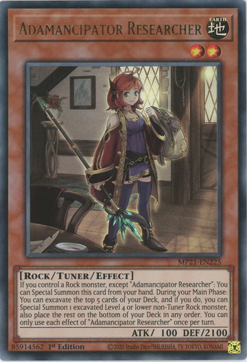 MP21-EN225 - Adamancipator Researcher - Ultra Rare - 2021 Tin of Ancient Battles
