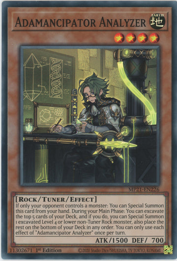 MP21-EN226 - Adamancipator Analyzer - Super Rare - 2021 Tin of Ancient Battles
