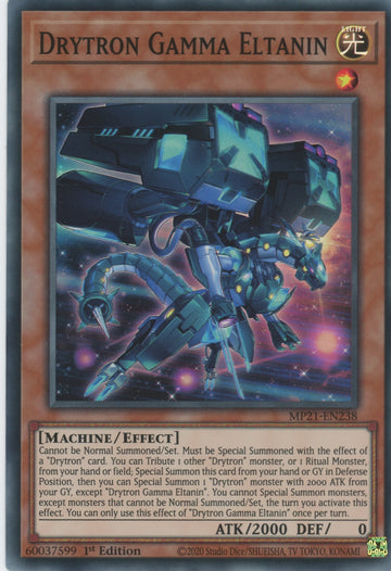 MP21-EN238 - Drytron Gamma Eltanin - Super Rare - 2021 Tin of Ancient Battles