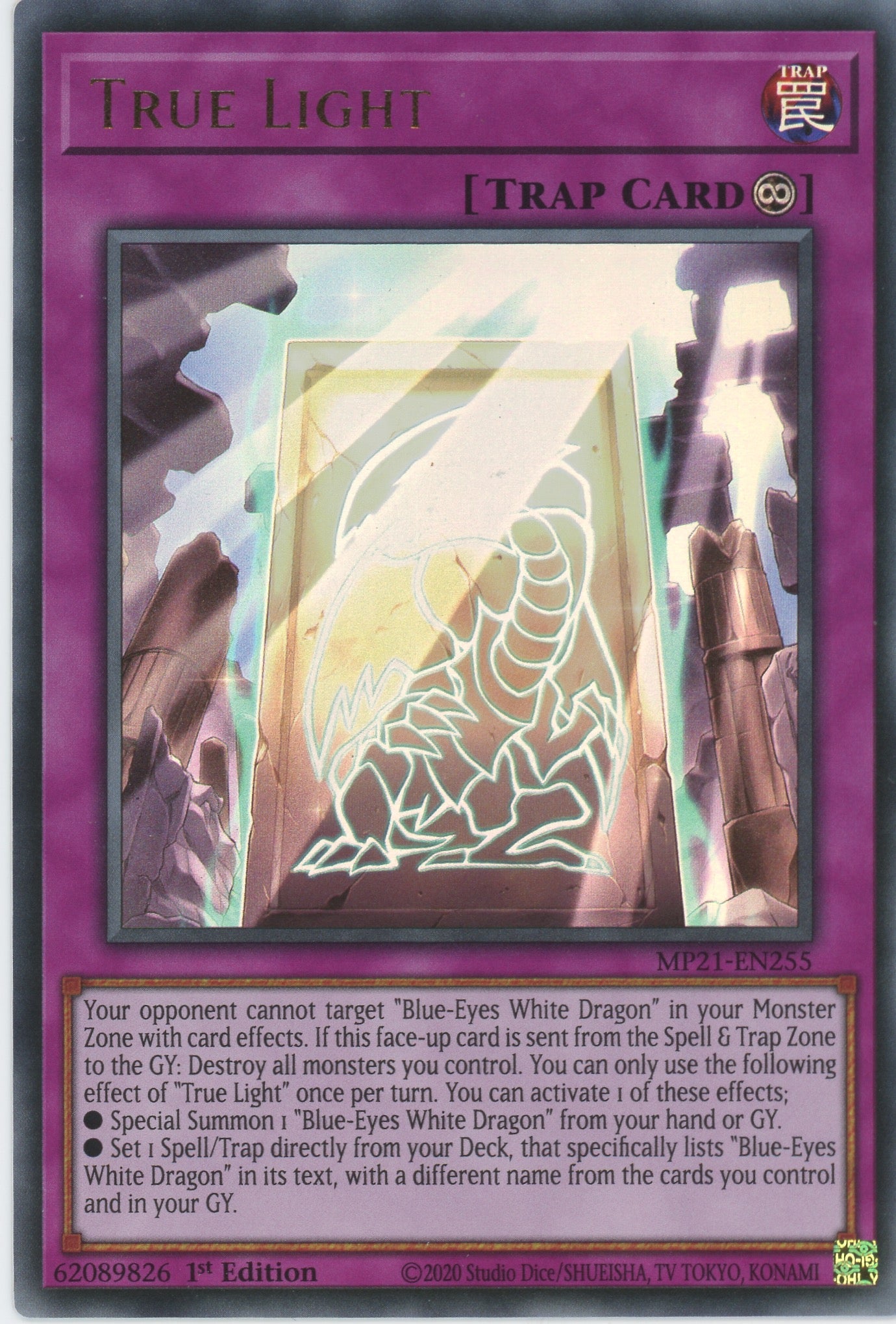 MP21-EN255 - True Light - Ultra Rare - Continuous Trap - Mega Pack 2021