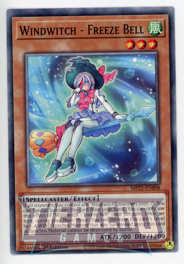 MP22-EN008 - Windwitch - Blizzard Bell - Common - 2022 Tin of the Pharaoh's Gods