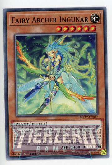 MP22-EN017 - Fairy Archer Ingunar - Common - 2022 Tin of the Pharaoh's Gods