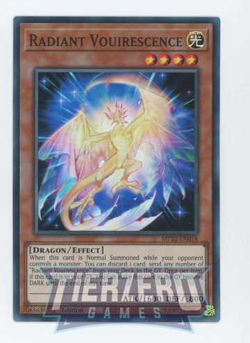 MP22-EN018 - Radiant Vouirescence - Super Rare - 2022 Tin of the Pharaoh's Gods