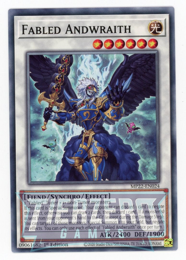 MP22-EN024 - Fabled Andwraith - Common - Effect Synchro Monster - Mega Pack 2022