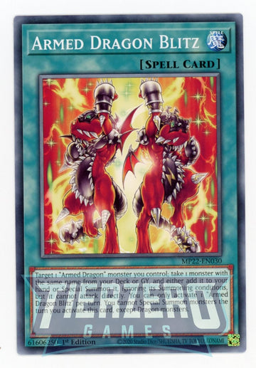 MP22-EN030 - Armed Dragon Blitz - Common - 2022 Tin of the Pharaoh's Gods