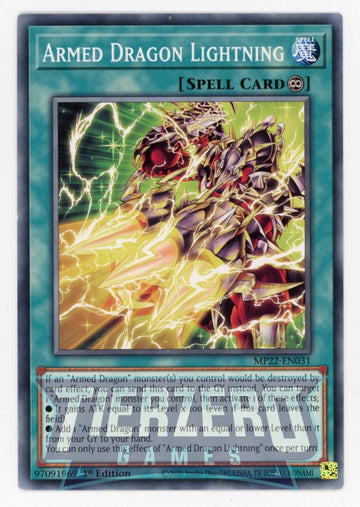 MP22-EN031 - Armed Dragon Lightning - Common - 2022 Tin of the Pharaoh's Gods