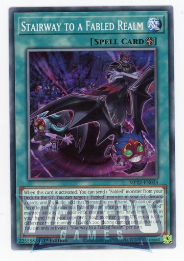 MP22-EN034 - Stairway to a Fabled Realm - Common - 2022 Tin of the Pharaoh's Gods