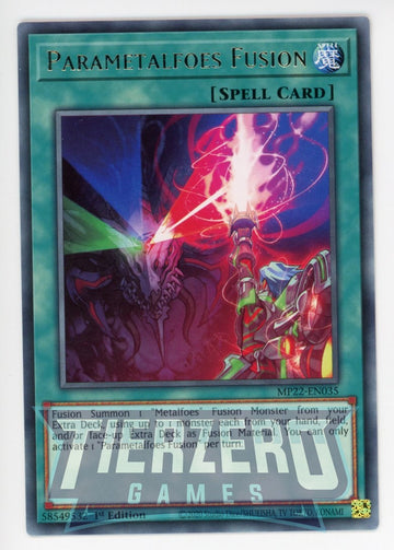 MP22-EN035 - Parametalfoes Fusion - Rare - 2022 Tin of the Pharaoh's Gods