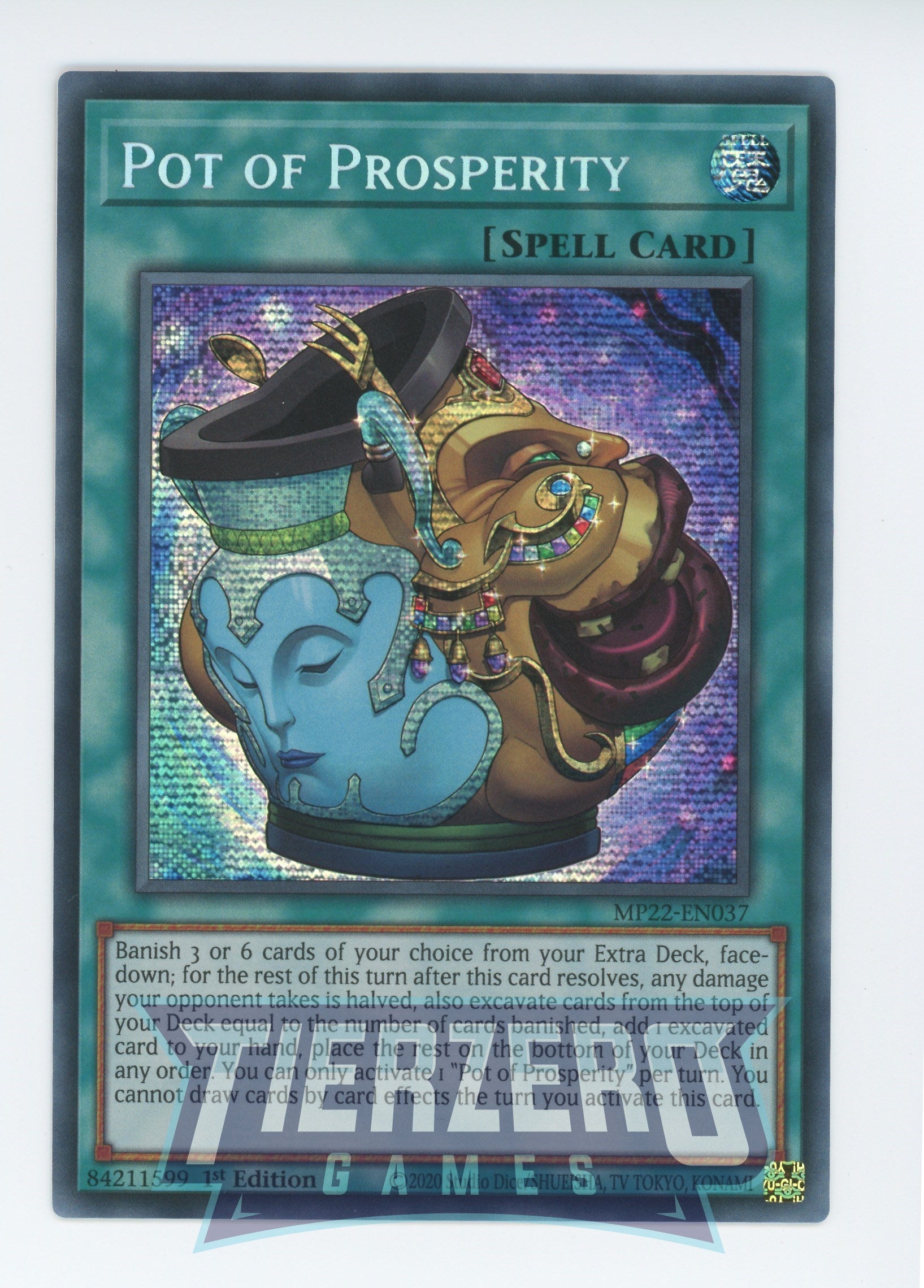 MP22-EN037 - Pot of Prosperity - Prismatic Secret Rare - Normal Spell - Mega Pack 2022