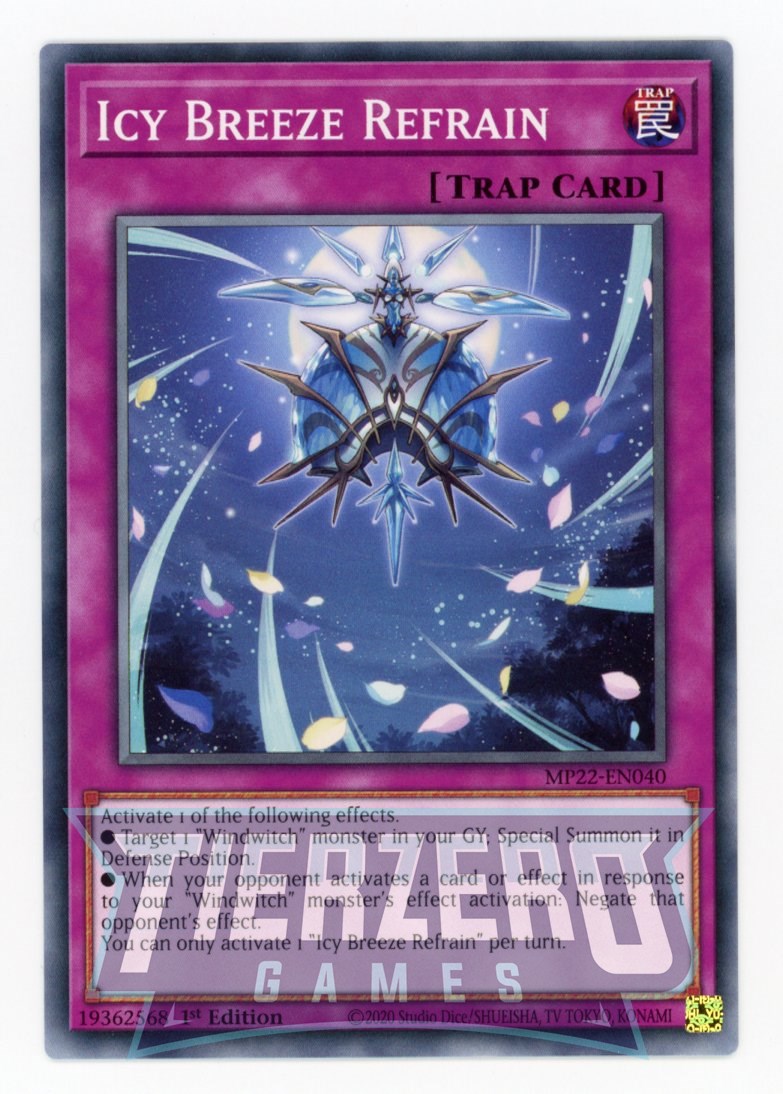 MP22-EN040 - Icy Breeze Refrain - Common - Normal Trap - Mega Pack 2022