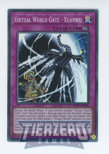 MP22-EN042 - Virtual World Gate - Xuanwu - Super Rare - 2022 Tin of the Pharaoh's Gods